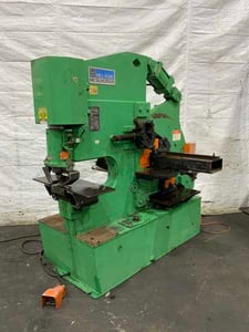 6" x 6" x 1/2" ACME #6A, Hydraulic Ironworker, 105 Ton, 24" Throat, 15 HP