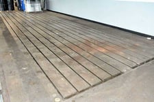 132" x 216" T-Slotted Floor Plate, 12 Slots