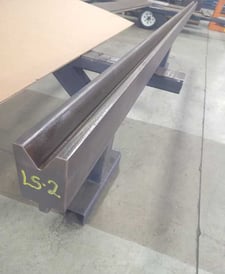 144" L x 1-7/16" Opening Female Press Brake V-Die, 2-3/8" Width, 3-3/4" Die Height