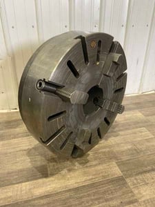25" Bison 4-Jaw Independent Lathe Chuck, 550 RPM