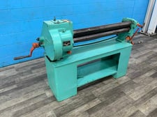 3' x 14 gauge Pexto #416E, Plate Bending Rolls, 36" L Rolls