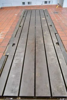 60" x 216" T-Slotted Floor Plate, 5 Slots