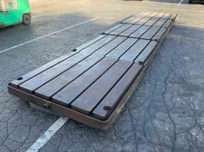 60" x 480" T-Slotted Floor Plate, 5 Slots
