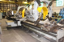 70" x 480" Nishimori Engine Lathe, 72" Swing, 60" Chuck, 50 HP