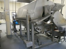 Hughes #48" diameter Rotary Screw Blancher, 240 V., 20 HP, 60 PSI, 4000 CFM