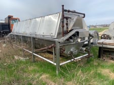 48" x 20' Stainless Steel Rotary Screw Blancher