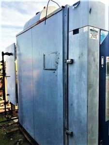 50 HP Miura #150P, Natural Gas Steam Boiler, 1840 lbs.hr. Steam Cap., 400&deg;F, 142 Hours, 177 sq.ft. Heating