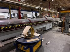 1/4" -1.125" T-Drill #TCC-28 RL 8000, Clean Cut Re-Cut Machine, 3000 Pieces/hr., 26' L Capacity, Sorter &