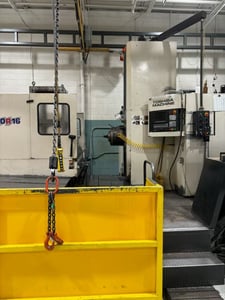 4.3" Toshiba #BTD-110R16, CNC Horizontal Boring Mill, 40 HP, 3000 RPM, 30 ATCm Tosnuc-888 CNC Control, 1998