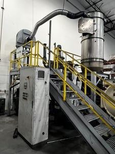 STM Micron #SDF-200, Air Classifier, 1200 kg./hr., 6000 RPM, 10 HP, 2016