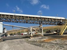 72" wide x 230' long, Truss Frame, Belt Conveyor, 250 HP
