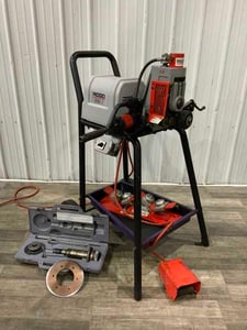 Ridgid #918-I, Power Roll Groover, 12" Pipe Capacity, 45 RPM, 15 Ton, 115 V.