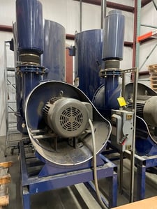 1080 scfm Spencer Industravac #SD-325B, Dust Collector, 40 HP, 129 sq.ft.