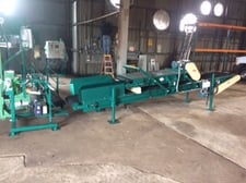 Bouldin & Lawson #170, Bag Filling Line, Chute, 20' Incline Conveyor, 18' Mixing Conveyor, Hopper, 2016
