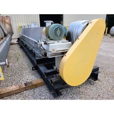 16" x 20' Metso #D1620, Thermal Screw Dryer, 150 PSI @ 450°F, 15 HP