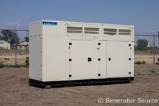 150 KW AKSA #APD-NG150, diesel generator set, 120/208 Volts, 200 hours, enclosure, 2019