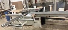 Silver #SF-45A, Sliding Table Saw, 10' table, (2) cutting speeds 3800 & 5200 RPM, 2015
