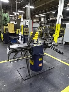 1600 lb. Cooper Weymouth #2RD, Uncoiler, 18" Coil Width Capacity, (9) Keepers, 1995