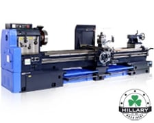 28.3" x 120" Whacheon #HL-720, Manual Lathe, 3" Spindle Bore, 19.7" Swing over Cross Slide, 15 HP, 1205 RPM