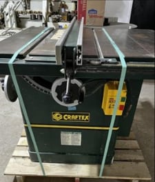 Craftex #B2062, 12" Cabinet Saw, 220 V / 3 Ph / 60 Hz, S/N 20749, 2002