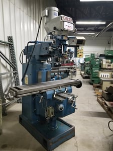 Cleveland #K4V, Vertical Milling Machine. 11" x52" table, 4 HP