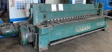 .187" x 10' Niagara #710, Power Squaring Shear, 7.5 HP, 24" Manual Backgauge, 40" Squaring Arm