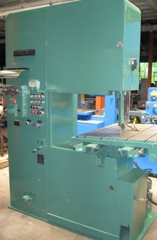 30" Tannewitz #30MH, Vertical Bandsaw, 9000 FPM, 220 V., 7.5 HP, 30" x 41" Table, 1962