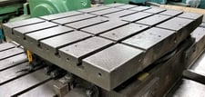 30" x 40" Devlieg #AM, Rotary Table, 5 T-Slots, 8" Height, Table Lock Clamps