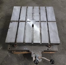 26" x 26" Devlieg #Airlift, Shot Pin 90°, Vernier Scale