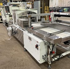 Texwrap #2202-SS, continuous motion side seal shrink wrap system w/, 10.5" H x 20" width, 240 V., 1 PH, 14 Amp