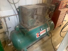 5 HP Champion Horizontal Compressor, 575 Volts, 2 Stage, 24 cfm unit