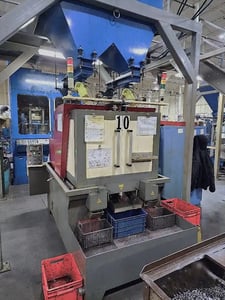 Jian Hwa #HGT-19, (2) spindle nut tapper machine, 70 PPM, 2.2 KW, low hours/like new, 2018, S46693