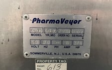 Pharmaveyor #6970, Bidirectional Conveyor, 90 V, 8 Amp., 3/4 HP, 2007