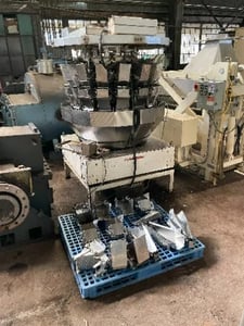 Ishida #CCW-Z-216B-2M/30-PB, Bucket Scale, 16 Stainless Steel Buckets, 450 V, 1991