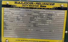 250 HP 1788 RPM Reliance, Frame 5008Z, K1605020006