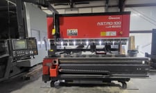 80 Ton, Amada #Astros-Astro-100-8025M, press brake, 5.9 stroke, 1997