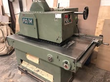 Ogam #PO/M, Straight Line Ripsaw, 20 HP, 24" Throat, 12" Blade, 4500 RPM, 36" x 60" Table, 575 V., 1992