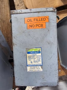 3 KVA 120/277 Primary, 120/240 Secondary, Emerson #HS12F3AS, Single Phase Transformer