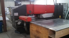 22 Ton, Amada #Pega-244, CNC Turret Punch, 40" x 100" Sheet Size, 350 HPM, 30 RPM, 80 PSI, GE Fanuc 04 PC