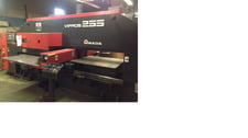 22 Ton, Amada #Vipros 255, CNC Turret Punch, 50" x 100" Sheet Size, 340 HPM, 60 RPM, 80 PSI, GE Fanuc 18P