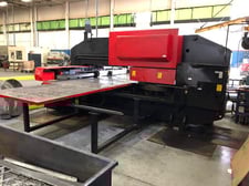 33 Ton, Amada #Pega 358S, CNC Turret Punch, 50" X 157" Sheet Size, 350 HPM, 30 RPM, 80 PSI, GE Fanuc 04PC