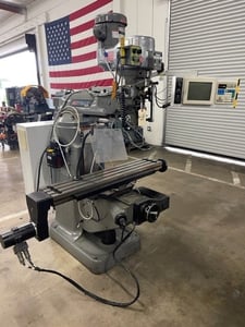 Bridgeport #EZ-Trak, CNC 2-Axis knee mill, 9" x48" table, 2 HP, EZ Trak BPC2M 2 Axis CNC Control