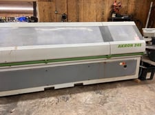 Biesse #Akron-245, Edgebander, .33 HP, 12000 RPM, 39 FPM, 600 V., 2003