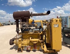 Caterpillar #G3406-SINA, Gas Engine, 1800 RPM, Missing A/C and Carburetor Fuel Lines