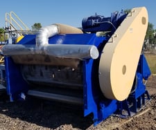 WSM #4260S, hammermill shredder, 27" x63" feed opening, 4 rows of 40 hammers, direct drive