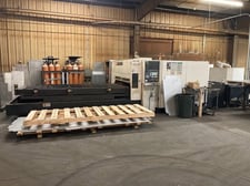 Mazak #Super-Turbo-X510, CO2 laser, 1300 watt, 5' x 10' table, 120" X, 60" Y, 3.9" Z, 2008
