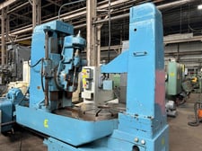 Gould & Eberhardt #72H, vertical gear hobber, 72" workpiece diameter, 1.25" diametral pitch