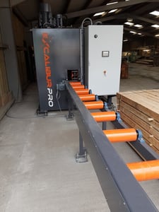 Excalibur Pro Series Timber Incising Machine, 1" x 1" to 20" x 20" Section Capacity