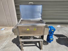 2.5 cu.ft. 304 Stainless Steel ribbon mixer, 1.5 HP, new, unused, 2 yr warranty, 2021