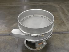 30" Sweco #LS30S66, Stainless Steel screen, single deck, 1/2 HP